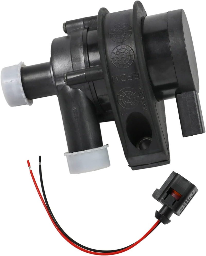 RALBDX Auxiliary Cooling Water Pump With Plug Compatible With A3 A4 TT,VW Beetle Jetta Passat Tiguan CC Eos Golf GTI - 2.0T Engine Replace 1K0965561J - Image 1
